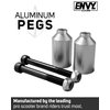 Envy Scooters Aluminum Peg Set with Axle Hardware - Silver Pair - Lightweight & Durable Pro Scooter Pegs for Stunt Scooters