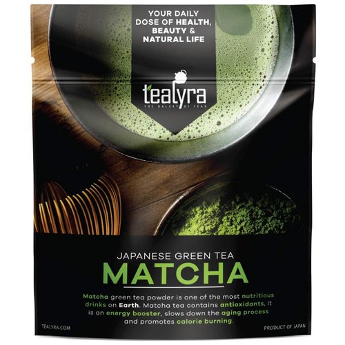 Tealyra - 4oz (112g) - Imperial Japanese Matcha Green Tea - Ceremonial Grade - Best Pure Matcha Powder - Organic - Nishio, Japan - Best Healthy Drink - Hight Antioxidants - Energy Boost