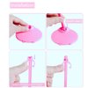 APOHALO 10 Pcs Doll Stands Display Holders Doll Stands Doll Mini Display Stand Doll Support Frame Toy Doll Accessories Prop up 11 to 13 Inch Dolls and Action Figures Doll Accessories Pink