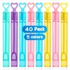 LUCKY SLD 40Pack Mini Bubble Wands Assortment Party Favors Toys for Kids Child, Summer Outdoor Gifts for Girls Boys,Theme Birthday Parties, Weddings, Halloween, Children'sDay Gifts for Child