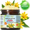 Botanical Beauty ARNICA OIL BUTTER Arnica Montana in Shea Butter 100% Natural for FACE, SKIN, BODY, HAIR, NAILS 4 Fl.oz.- 120 ml Skin Moisturizer Oil Butter, Skin Nourishing Oil Butter