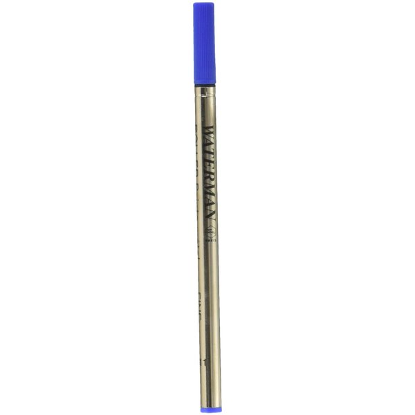 Waterman Pen Company : Rollerball Pen Refill, Fine Point, Blue Ink -:- Sold as 2 Packs of - 1 - / - Total of 2 Each