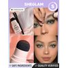 SHEGLAM Genius One Step Eyebrow Shaping Kit Eyebrow Stencil Kit Natural Eyebrow Stamp - Chocolate