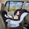 Car Seat Protector, 1 Pack, Thickest Padded 600D Fabric Padding, Waterproof, Durable, Anti Slip Backing, Child Seat Protection, Suitable for Babies, Toddlers, Children（Black）