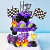 Purple Monster Truck Cake Topper Monster Truck Cupcake Toppers For Monster Truck Party Decorations Monster Truck Birthday Decorations