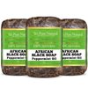 It's Pure Natural African Black Soap Bars with Peppermint Oil (Pack of 3) Organic Raw Soap for Face & Body, Acne Treatment & Dark Spot Remover [Made in Ghana]