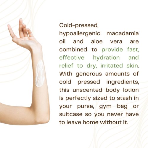 Jindilli - Hydra-Opulence Body Lotion | Sunburn Relief & After Tan Moisturizer w/Macadamia Oil and Aloe Vera - All Natural Ingredients (3.4 fl oz)