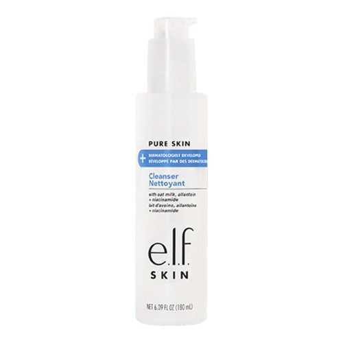 e.l.f. SKIN Pure Skin Cleanser, Non-Foaming Gentle Daily Face Wash For Sensitive Skin, Removes Impurities Without Irritation, Vegan & Cruelty-Free