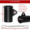 Single Eyelet Landmine Attachment with Chain Fits 2 inch Olympic Bars T-bar Row Attachment