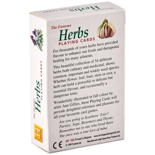 The Famous Herbs Playing Cards