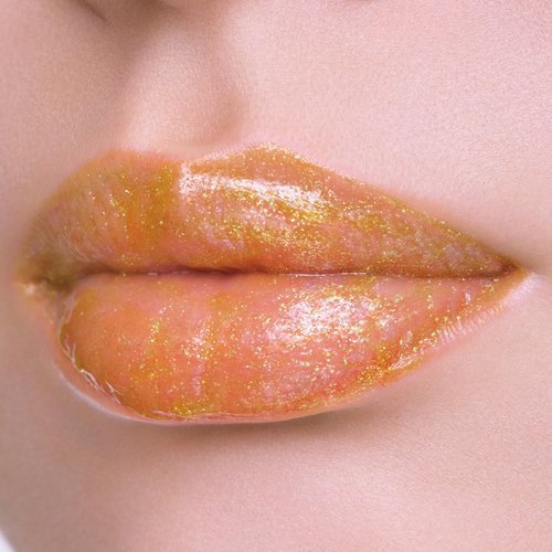 ANNA SUI Tint Rouge, Gloss Liquid Lipstick, Slightly Tinted, Lightweight, Long-Lasting, Pearl, Yellow, 800 Pineapple Soda, 0.24 oz