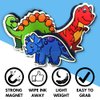 Magnetic Dry Erase Eraser Set for Whiteboard - 3 Pack Cute Dinosaurs - Triceratops, Stegosaurus, Tyrannosaurus Rex (T-Rex) - for Kids and Classroom Board Accessories