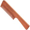 ManKlawz Men's Comb Coarse Thick Wide Teeth Wooden Hair Comb Detangler Rake Handle - Best Handle Hair Comb for Men with Big Manly Hands
