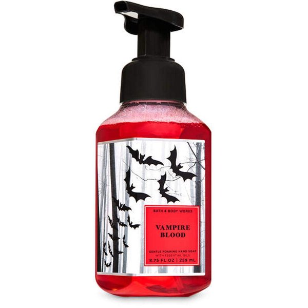 Bath and Body Works White Barn Vampire Blood Foaming Hand Soap 8.75 Ounce Red Berries Jasmine and Plum