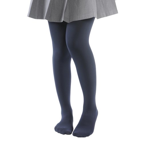 EVERSWE Girls Winter Warm Fleece Lined Tights Thick Dance Tights (9-11, Navy Blue)
