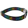 Country Brook Petz - Premium Celtic Pride Dog Collar and Leash - Irish Pride Collection with 2 Lucky Designs (1 Inch, Medium)