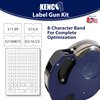Kenco BK 1 Line Price Gun Kit - Includes 6,000 Labels, 2 Ink Rollers, Label Scraper - 8 Digit Labeler for Pricing, Dating, and Coding (BK-1 KIT Standard)