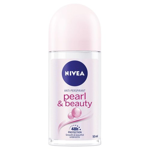 Nivea Pearl & Beauty Roll-On Deodorant 50 ml (Pack of 3)