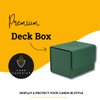 Card Guardian - Premium Deck Box (Green) for 100+ Cards for Trading Card Games Compatible with Magic the gathering (MTG), Commander Deck, Yugioh Deck Box, Pokemon TCG, Sports Card Storage Boxes