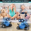 Hamourd Robot Toys for Boys Girls, Rechargeable Remote Control Emo Robots with Auto-Demonstration, Flexible Head & Arms, Dance Moves, Music, Shining LED Eyes for 5+ Years Old Kids
