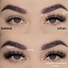 APCYUST Mink Lashes Wispy Eyelashes Natural Fake Lash Pack Fluffy Lashes False Short Strips Eyelash 3D Cat Eye Pestañas Cluster Set that Looks Like Extensions for Daily Makeup (Hybrid+Wispy Lash)