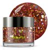SNS Nail Dip Powder, Gelous Color Dipping Powder - Quietly Into The Night (Brown/Glitter) - Long-Lasting Dip Nail Color Lasts 14 Days - Low-Odor & No UV Lamp Required - 1oz