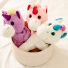 Unicorn Slap Bracelets Wrist Hugger Gift- Stuffed Animals Huggable Plush Toy for Kids and Teens, Toddler Bed and Stroller Toys, Pink,8.5"