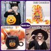 Leesgel 50 Styles Glitter Halloween Birthday Party Supplies, Halloween Cute Tattoos Stickers For Kid Prizes, Safety Waterproof Fake Temporary Tattoo for Boys Girls Halloween Party Games Toys