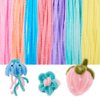 Fashewelry Pipe Cleaners Chenille Stems Mixed Color Thick Pipe Cleaners Craft for Art and Craft Supplies (Mixed Color-3)