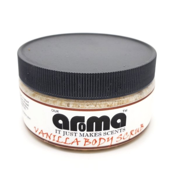 Our Aroma All Natural Vanilla Body Scrub 8 Ounce