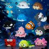 ALITTDRE Marine Animals Building Blocks Sets Mini Building Blocks Ocean Animal Sea Creatures Building Blocks Set Mini Building Blocks Toys STEM Gifts for Kids Adult(Killer Whale)