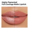 CARSLAN Matte Lipstick Hydrating Lip Color Makeup, Highly Pigmented Lipstick with Moisturizing Formula, Lightweight, Smooth, M06