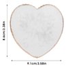 Resin Nail Art Palette Nail Mixing Palette Polish Color Mixing Plate Golden Edge Nail Holder Display Board Heart Shape Cosmetic Mixing Tools
