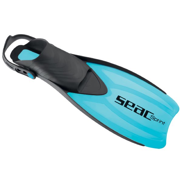 Seac Sprint Snorkeling Fins - Blue, X-Small/Small