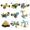 JBBRO Creator 107-piece Bricks Electric Building Blocks Set Educational Toys for Kids Great Gift for 6+ Year Old Boys Create 50+ Customized Models Toy Building Set Science kit Creative Construction