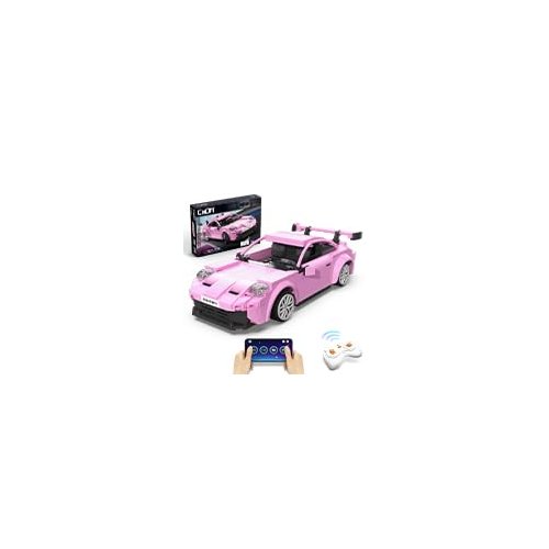 CaDA Remote Control Car Building Kit, STEM RC Car Blocks Toys for Girls Age 8+, APP Scratch Programming Educational Project Ideal Gift Construction Vehicles Collection Model Set for Kids Adults