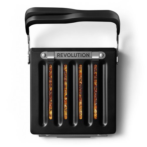 Revolution Toastie Press – Quesadilla, Grilled Cheese & Panini Press Sandwich Maker That Fits All Toasters – Place in Your Toaster to Conveniently Toast Sandwiches, Bread, Tortillas, Waffles & Bagels