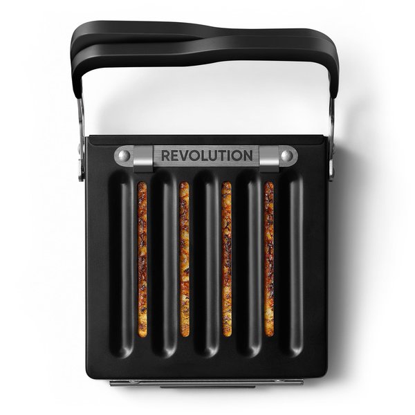 Revolution Toastie Press – Quesadilla, Grilled Cheese & Panini Press Sandwich Maker That Fits All Toasters – Place in Your Toaster to Conveniently Toast Sandwiches, Bread, Tortillas, Waffles & Bagels