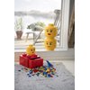 Room Copenhagen, LEGO Storage Heads Stackable Storage Container - Buildable Organizational Bins for Kid’s Toys and Accessories - 6.30 x 6.30 x 7.28in - Small, Girl, Holds 250 Bricks