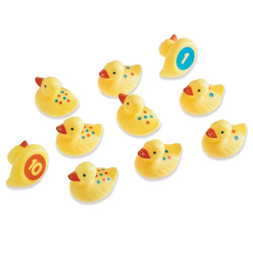 Learning Resources Number Fun Ducks - 10 Pieces, Ages 18+ months Toddler Learning Toys, Preschool Toys, Toddler Bath Toys, Baby Bath Toys