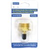 Vibrant Yard Co. LLC Tire Inflation Schrader Valve to Male Garden Hose Faucet | Winterize Blow Out Adapter Fitting for RV, Camper, and Travel Trailer (Solid Lead-Free Brass)