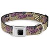 Buckle-Down Dog Collar Seatbelt Buckle Wonder Woman Strength Power 18 to 32 Inches 1.5 Inch Wide, Multicolor, DC-WWW006-WL