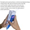 CONOVOZON Medium Disposable Nitrile Finger Cots, Anti-Static Non-allergenic Finger Protectors,Suitable for Beauty, Cleaning, Massage,Electronic Repair 100 pcs (Blue)