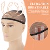 Dimeho 10 PCS Liner Fishnet Wig Cap Closed End Weaving Hair Net Black Hair Mesh Nets Cap Stretchable Sleeping Hairnet Snoods Wrap Bonnets for Women Men Long Thick Ballet