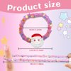 12 PCS Christmas Hair Scrunchies,Christmas colorful hair ties,5MM Hair Bands,for Thick and Curly Hair,Ponytail Holders Hair Elastic Band for Women Girls