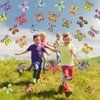 Chenkaiyang 20pcs Magic Flying Butterfly, Wind Up Butterfly Toy Bright Colors Elastic Band Flying Butterflies Toy Surprise Gift for Wedding Birthday Party