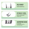 Lashsure Self Adhesive Eyelash Clusters Kit - Natural Black, Reusable False Eyelashes Kit for Women, Easy to Apply, Lightweight & Natural Looking (MF10-GN3)
