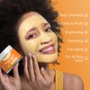 Turmeric Vitamin C Clay Mask for Dark Spots, Dull Skin, Blackheads, Skincare Facial Mask for Cleansing Pores, Moisturizing and Improve Uneven Skin Tone, Face Skincare Gift, 5.29 oz