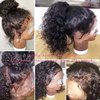 JYZ Burmese Curly Hair Lace Front Wigs Human Hair Wigs for Black Women Human Hair Wig Pre Plucked Bleached Knots with Baby Hair 13X4 Raw Deep Wave Lace Front Wigs Human Hair 12 Inch Free Part