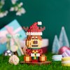 Hisgeru Christmas Building Blocks Compatible for Lego Christmas Reindeer Micro Blocks Stacking New Toys Holiday Present Box New Year Gifts for Kids 6-12 Years Old Boys and Girls (Reindeer)